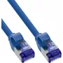INLINE® B-74914B cavo patch Slim Cat.6A S/FTP LSZH, blu, 1,5 m, confezione da 100 pz. (Bulk)