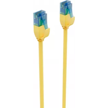 ShiverPeaks BASIC-S cavo patch Slim Cat.6 U/UTP, 5 m, giallo