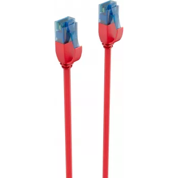 ShiverPeaks BASIC-S Cavo patch Slim Cat6 U/UTP, 5 m, rosso