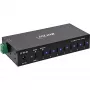 DELOCK InLine® hub industriale USB 3.2 Gen.1, USB-C, 7 porte, con alimentatore