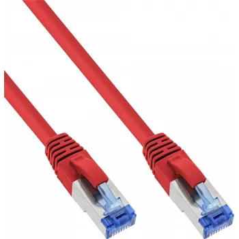 INLINE B-76805R confezione da 25 cavo patch Cat.6A S/FTP LSZH, 5m, rosso