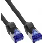 INLINE B-74901S cavo patch Slim Cat.6A S/FTP LSZH, 1m, nero, confezione da 125