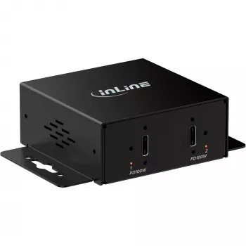 InLine® caricabatterie mini USB-C 2 porte industriale, PD 200 W