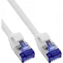 INLINE B-74901W confezione da 125 cavi patch Slim Cat.6A S/FTP LSZH, bianco, 1m