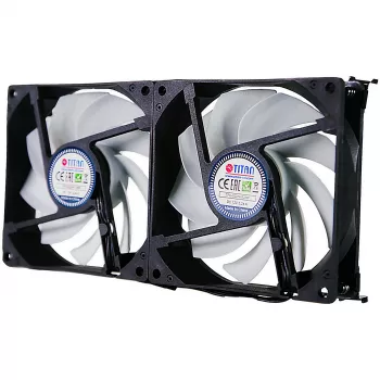 Titan TTC-SC22(A)/V2+ doppia ventola per frigorifero 92x25mm IP55 per campeggio