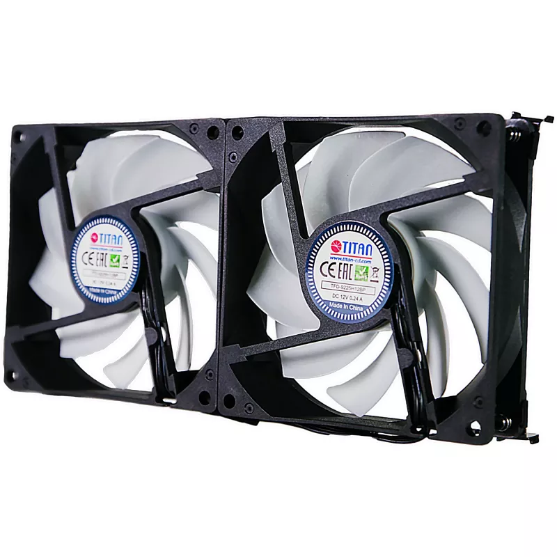 Titan TTC-SC22(A)/V2+ doppia ventola per frigorifero 92x25mm IP55 per campeggio
