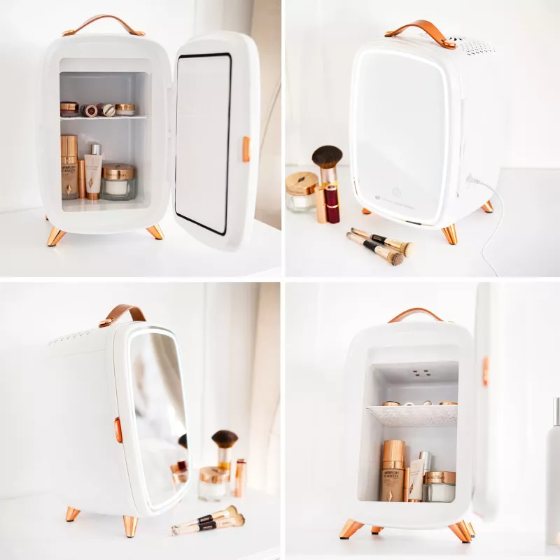 Rio FRBM-EU/1,0 frigorifero per skincare 6L con specchio LED bianco
