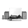AKAI ATT-500SP giradischi a trasmissione a cinghia, con altoparlanti esterni, Bluetooth, registrazione USB, nero