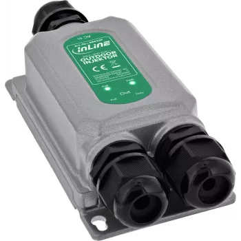 Iniettore PoE++ InLine® 60W per esterni, Gigabit, IP67