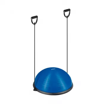 REBEL ACTIVE half ball balance trainer 58 cm con pompa - nero/blu