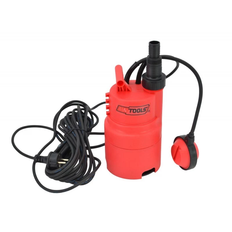 Pompa sommersa AWTOOLS AW85000 250W 5000L/h prevalenza 6m IPX8 interruttore a galleggiante automatico acqua pulita