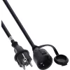 InLine® prolunga con spina Schuko, outdoor IP44, protezione da contatto, 10 m