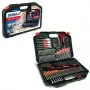 DEDRA 18A11S246 Set di 246 punte da trapano e inserti per cacciavite con punte HSS, per legno, per muratura e inserti CrV in valigetta di plastica
