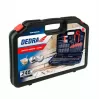 DEDRA 18A11S246 Set di 246 punte da trapano e inserti per cacciavite con punte HSS, per legno, per muratura e inserti CrV in valigetta di plastica