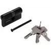 PSG 63.63030.MC cilindro doppio profilo europeo, ottone, nero, 30/30 mm