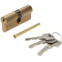 PSG 63.63535.MM serratura a cilindro doppio in ottone massiccio 35/35 ottone lucidato