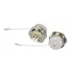 EFB Elektronik IP67DFKLCDM adattatore passante LC duplex, custodia in metallo, boccola in ceramica, M25