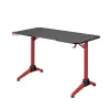 LogiLink scrivania gaming 120x60 cm RGB telaio rosso