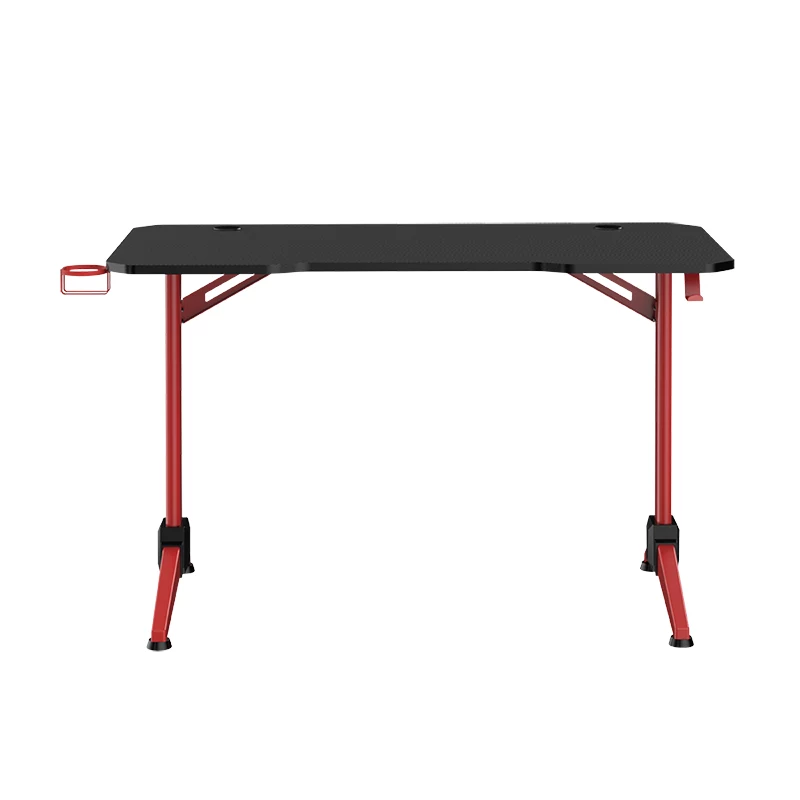 LogiLink scrivania gaming 120x60 cm RGB telaio rosso