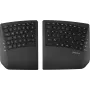 Perixx PERIBOARD-624 B DE – tastiera ergonomica split senza fili, layout tedesco, nero