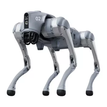 Unitree Go2 Pro Cane robot quadrupede con LiDAR 4D, fotocamera AI 4K, AI da 48 TOPS, 12 gradi di libertà, IP67, batteria da 8000 mAh, Wi-Fi 6, Bluetooth 5.2, 3,5 m/s, carico utile 5 kg