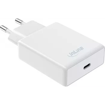 InLine® caricabatterie da parete USB-C PD 65W, AVS/PPS, bianco