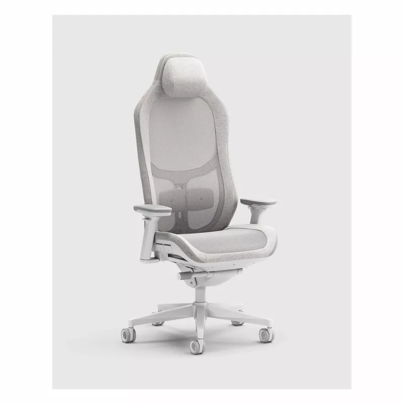 Fractal Design Refine 2 Mesh Light Sedia da gaming, grigio chiaro/bianco