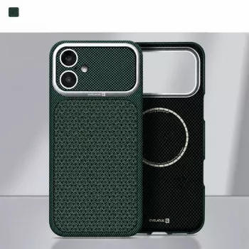 Evelatus Apple iPhone 17 Carbon Premium Edition custodia MagSafe verde
