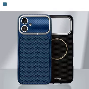 Evelatus Apple iPhone 17 Carbon Premium Edition custodia MagSafe blu mezzanotte