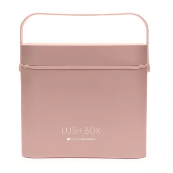 Rio CSBL-EU/1,1 valigetta cosmetici Large Lush Box – beauty box in alluminio con scomparti a ribalta e chiusure con lucchetto, nero