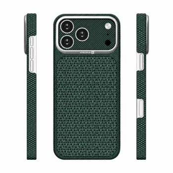 Evelatus custodia MagSafe Carbon Premium Edition per Apple iPhone 17 Pro verde
