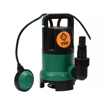 TOYA Flo 79771 pompa sommersa per acqua pulita e sporca 400 W, 7500 l/h, prevalenza 5 m, IPX8, cavo 10 m