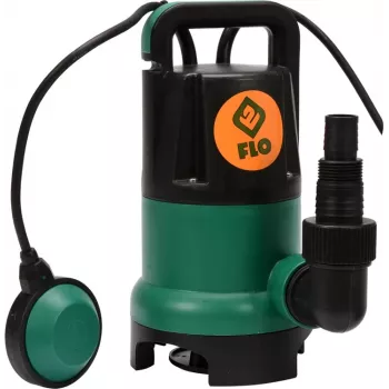 TOYA Flo 79771 pompa sommersa per acqua pulita e sporca 400 W, 7500 l/h, prevalenza 5 m, IPX8, cavo 10 m