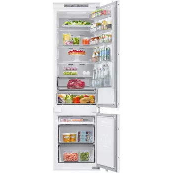 Samsung BRB80F30BES0EO combinazione frigorifero-congelatore da incasso, 264L, No Frost, Digital Inverter, classe di efficienza energetica F