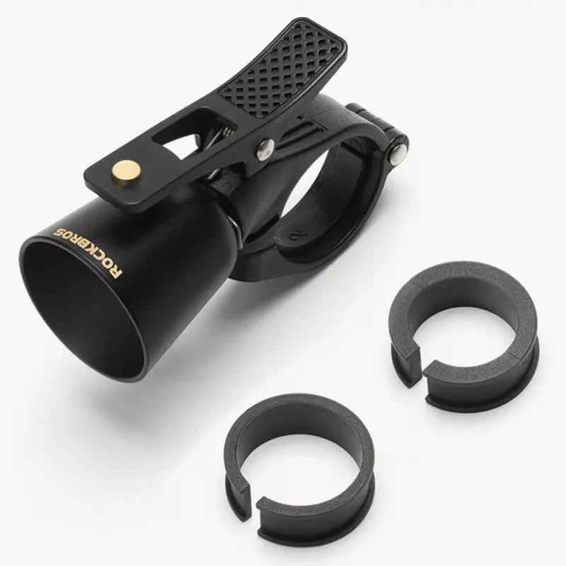 ROCKBROS 34210005001 campanello per bici Stealth a rotazione - nero