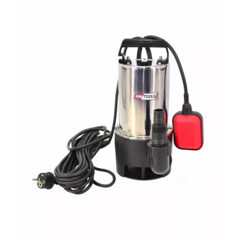 AWTOOLS pompa per acque sporche AW 1100W INOX - pompa sommersa in acciaio inox 15000 L/h