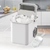 Macchina per ghiaccio Maestro MR-821 10-12 kg/24h, serbatoio 2,2L, ghiaccio bullet, controllo elettronico, coperchio trasparente