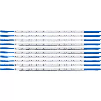 Brady SCN-07-1 guaina clip marcatrice per cavi, etichetta 1, bianco, per diametro cavo 1,9-2,4 mm, 300 pezzi