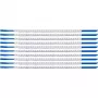Brady SCN-07-1 guaina clip marcatrice per cavi, etichetta 1, bianco, per diametro cavo 1,9-2,4 mm, 300 pezzi