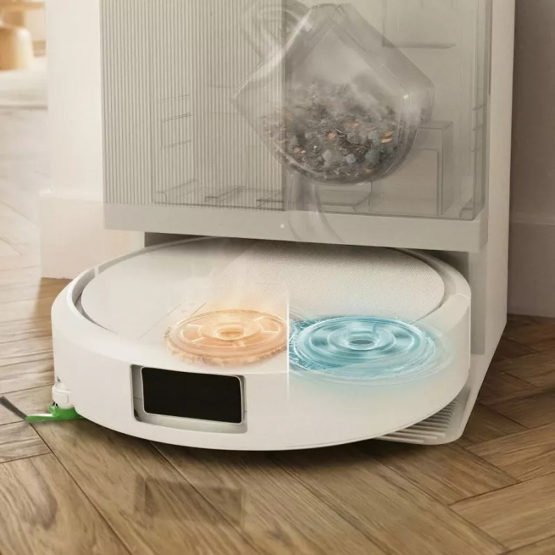 Robot aspirapolvere iRobot Roomba Plus 415 Combo bianco + AutoWash Dock