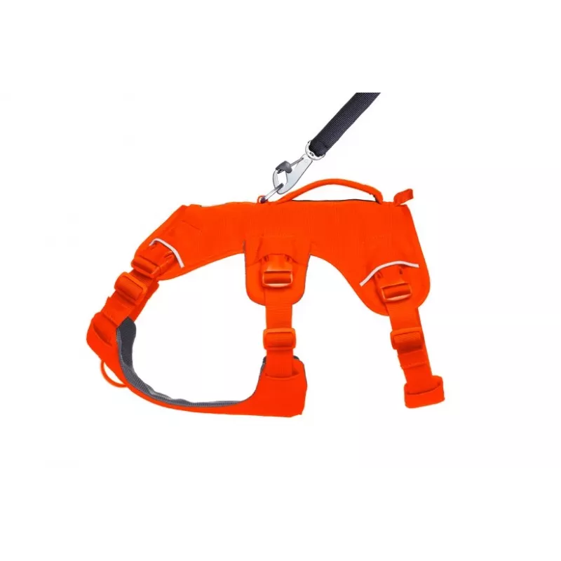 Ruffwear Web Master pettorina multifunzione di supporto per cani, Blaze Orange, taglia M