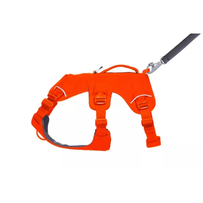Ruffwear Web Master pettorina multifunzione di supporto per cani, Blaze Orange, taglia M