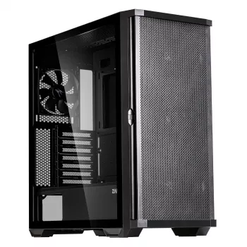 Zalman Z10 case mid-tower ATX, nero, vetro temperato, 4x ventole ARGB