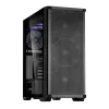 Zalman Z10 case mid-tower ATX, nero, vetro temperato, 4x ventole ARGB