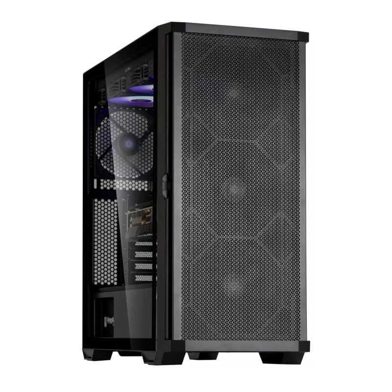 Zalman Z10 case mid-tower ATX, nero, vetro temperato, 4x ventole ARGB