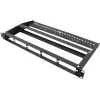VALUE MPO-Panel per 3 moduli - Blindpanel per cassetta in fibra ottica - montaggio rack - nero - 1U (19 inch)