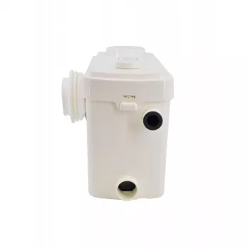 AWTOOLS AW85501 Secchio con pedale 50L in acciaio inox, argento