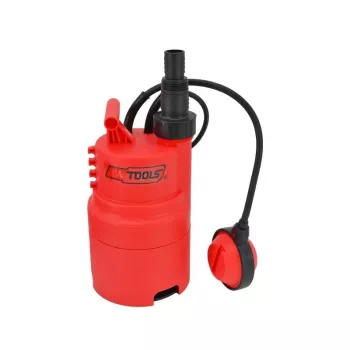 AWTOOLS AW85000 Pompa sommersa per acque sporche 750W 12500L/h prevalenza 8m con galleggiante e adattatore multiplo