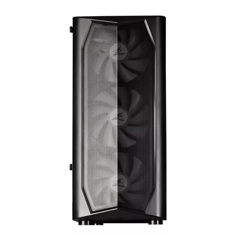 Zalman N4 Rev.1 Case Mid-Tower ATX con 6 ventole ARGB, vetro temperato, nero
