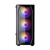 Zalman N4 Rev.1 Case Mid-Tower ATX con 6 ventole ARGB, vetro temperato, nero